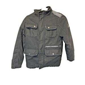Hemisphere Boys Wool Blend Winter Jacket Sz 10-12